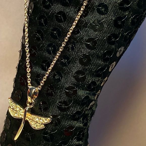 NWT DELICATE DRAGONFLY 🌹 ROSE GOLD ILLUMINATE MICRO CRYSTALS HOPE CHANGE GROWTH - Picture 10 of 15